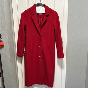 Abercrombie & Fitch Limited Edition Red Coat